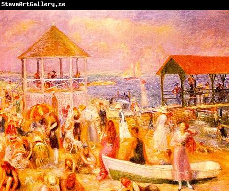 William Glackens Beach Scene near New London